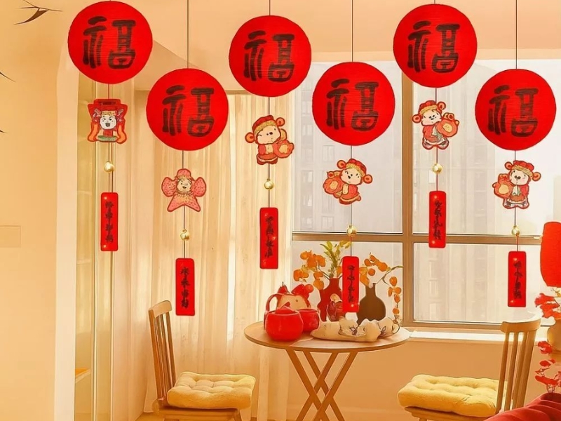 Đèn nhấp nháy trang trí nhà ngày tết
