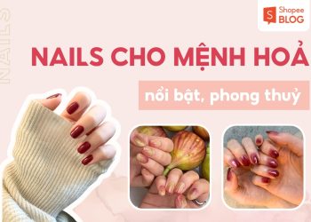 màu nail hợp mệnh hoả