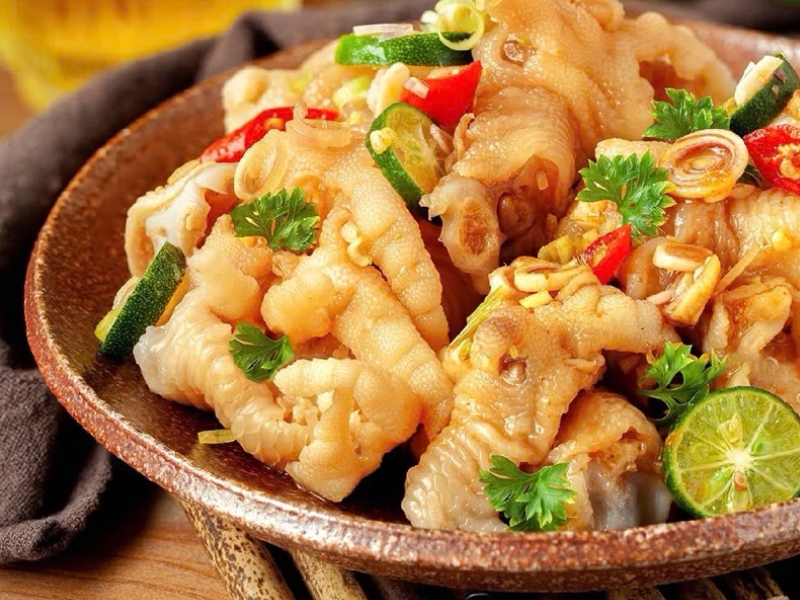 Chân gà sả tắc 