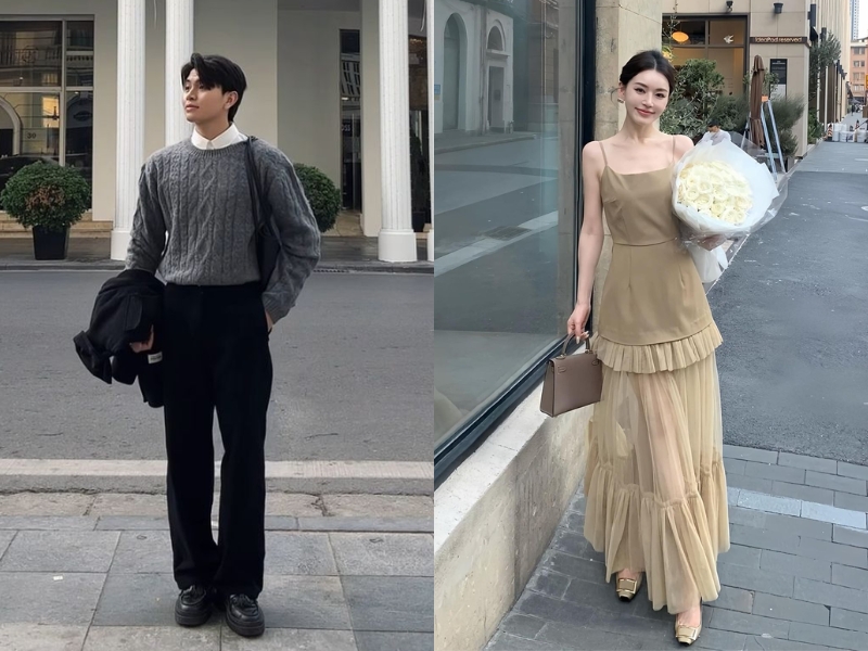 Nam và nữ mệnh Kim phối đồ