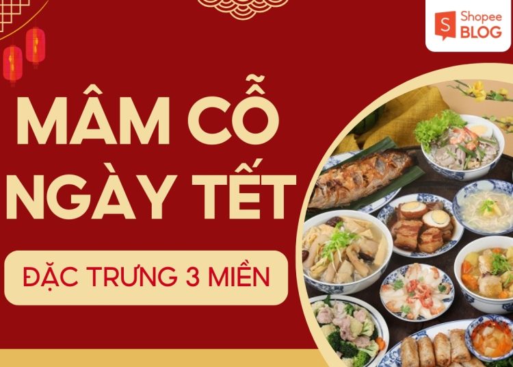 mâm cỗ ngày tết