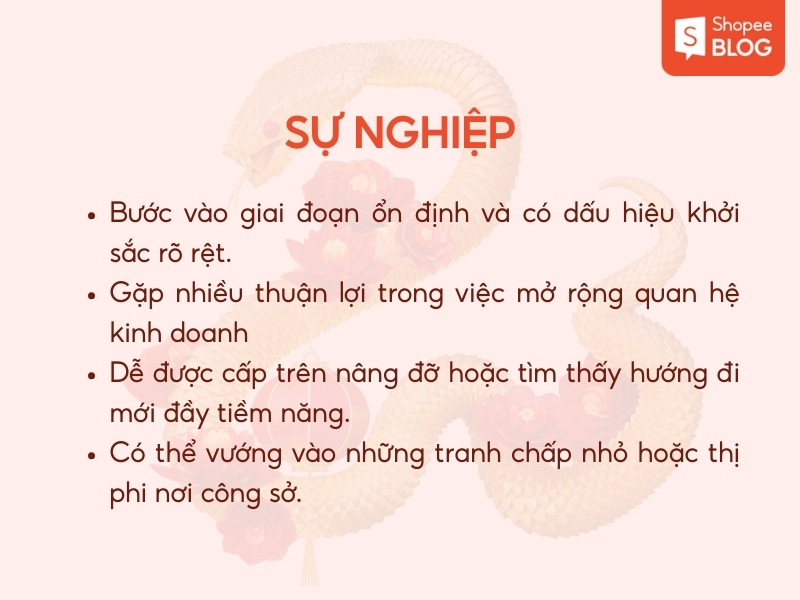 Sự nghiệp theo tử vi tuổi Tỵ năm 2026
