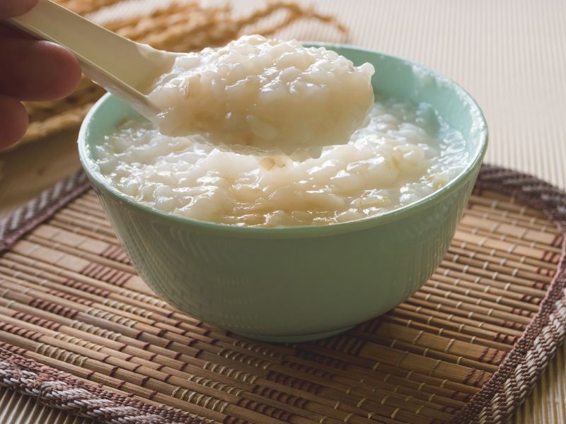 kiêng ăn cháo trắng