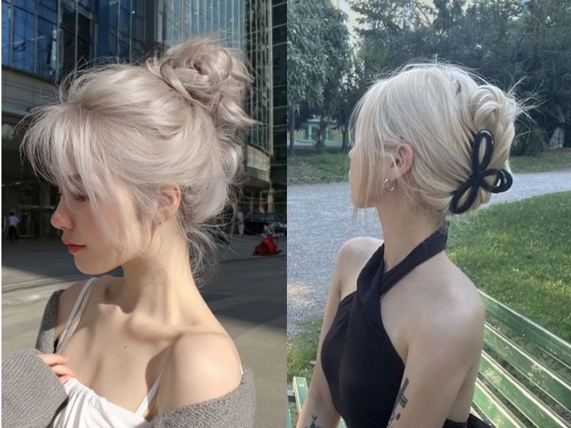 Tóc bạch kim khói