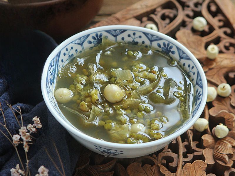 chè đậu xanh hạt sen
