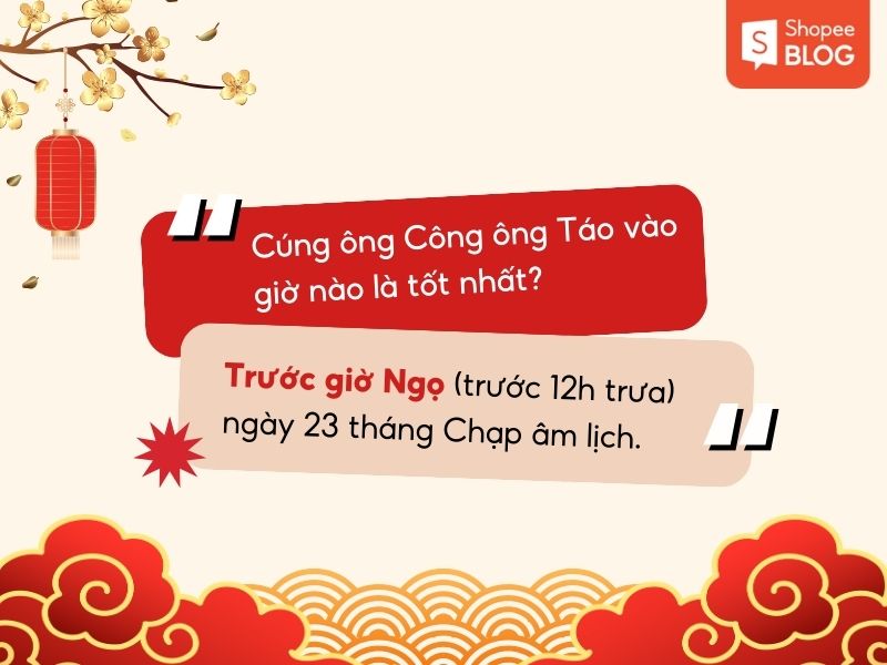 Giải đáp cúng ông Táo giờ nào tốt nhất