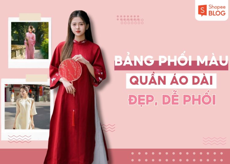 bảng phối màu quần áo dài