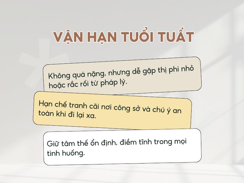 Vận hạn của tuổi Tuất năm 2026