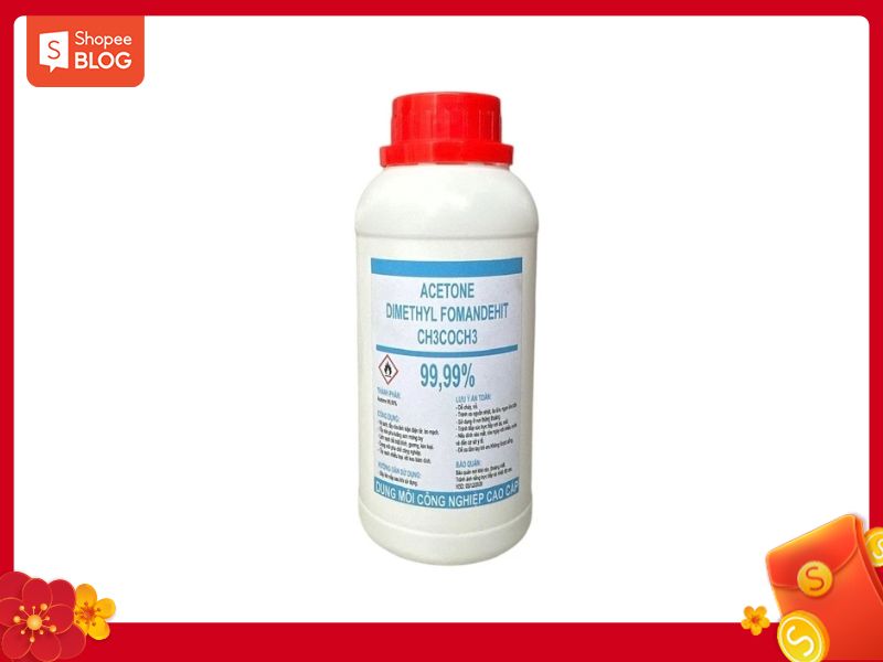 acetone tẩy sơn móng tay