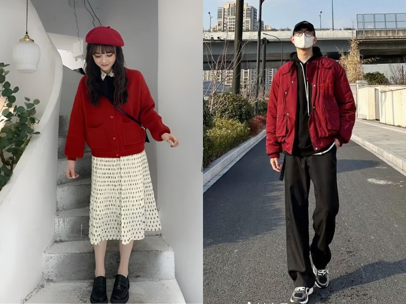 đồ màu đỏ mệnh hỏa