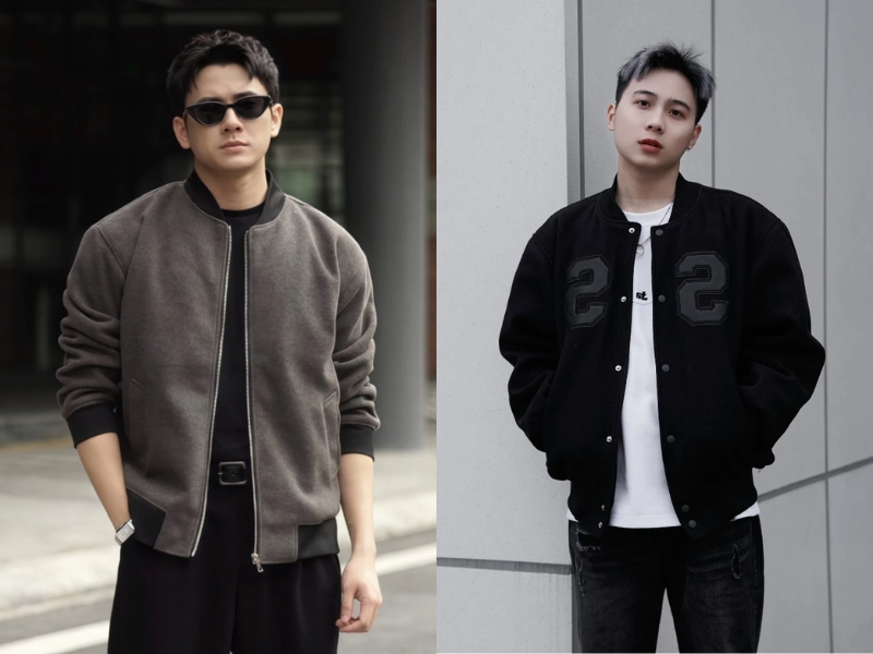 Mix đồ cùng chiếc áo bomber theo style Hàn Quốc