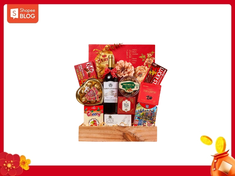 giỏ quà tết sang trọng