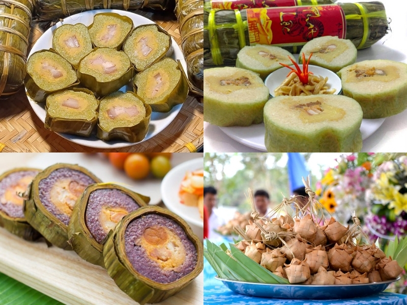 Các loại bánh tét truyền thống theo vùng miền