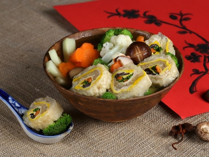 Canh bóng bì lợn