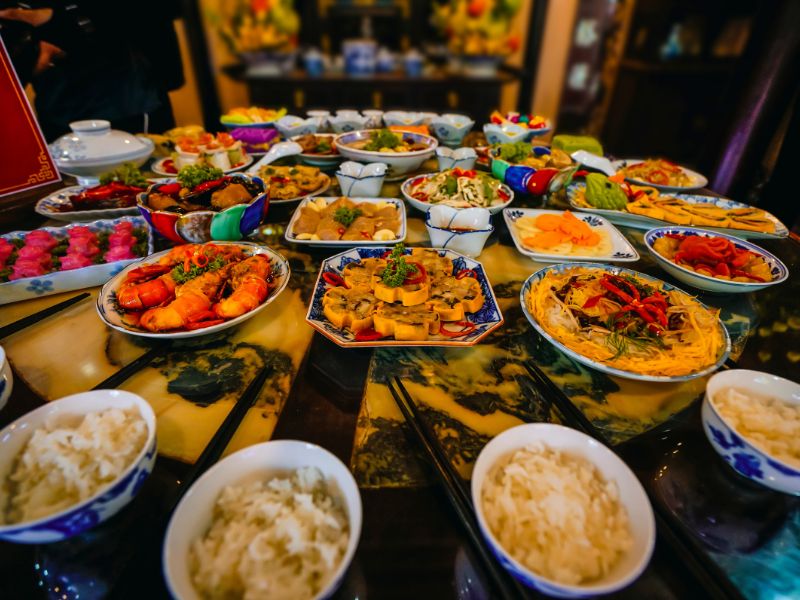 mâm cúng giao thừa
