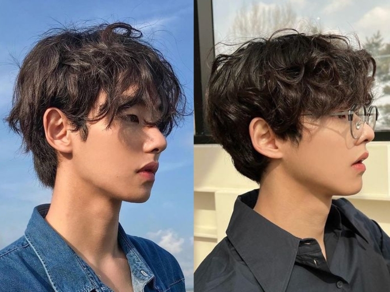 Tóc nam uốn xoăn 