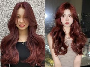 Tóc nâu đỏ thời thượng cho quý cô quyến rũ 