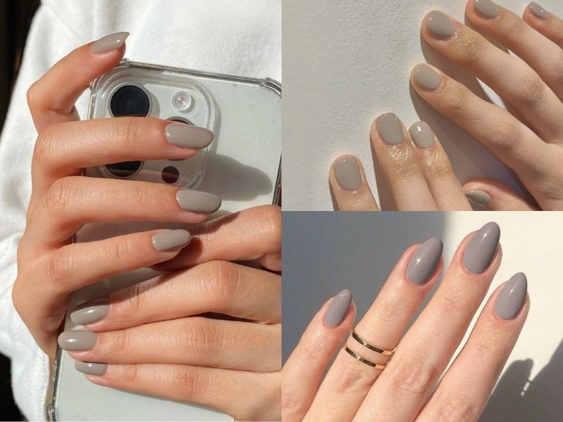 Nail xám ghi hợp mệnh kim