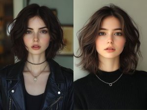 Tóc ngắn hai mái cá tính, quyến rũ