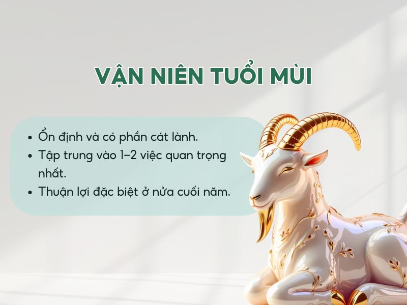 Vận viên tuổi Mùi năm 2026