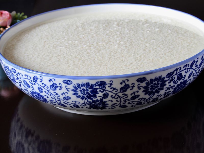 ngâm gạo nếp qua đêm