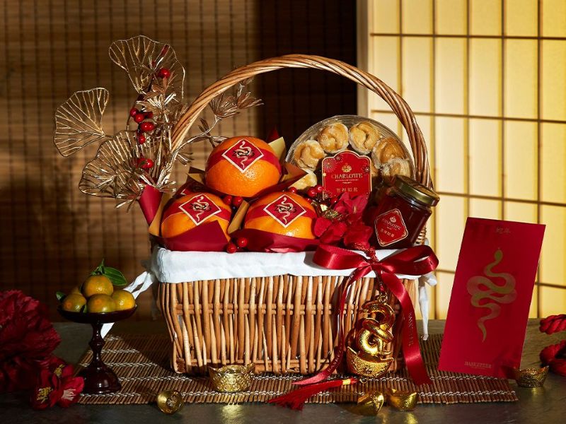 Giỏ quà tết trái cây độc lạ