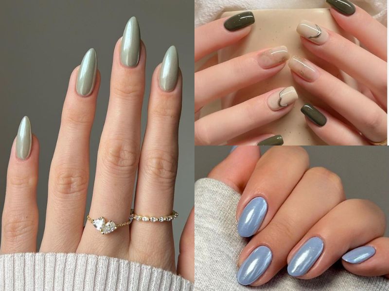 nail tráng gương sang chảnh hợp mệnh mộc