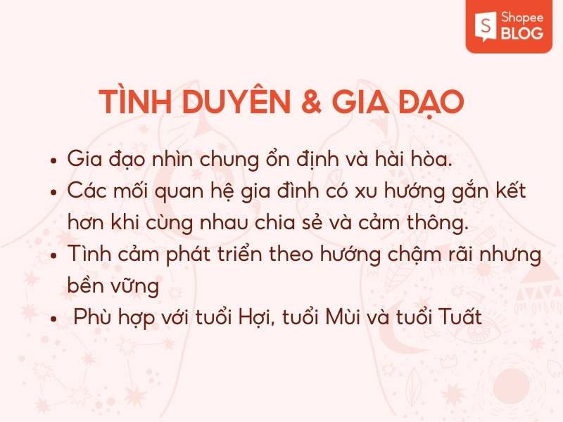 Gia đạo và tình duyên tuổi Mão năm 2026
