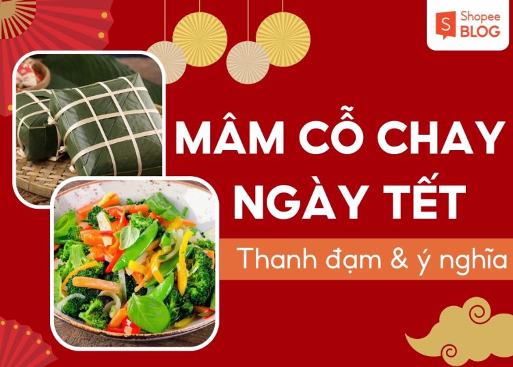 mâm cỗ chay ngày tết