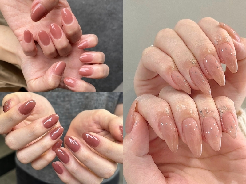 Nail hồng đất sơn thạch
