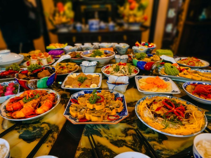 mâm cỗ tất niên