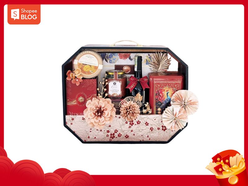 Set quà Tết độc đáo dáng vali