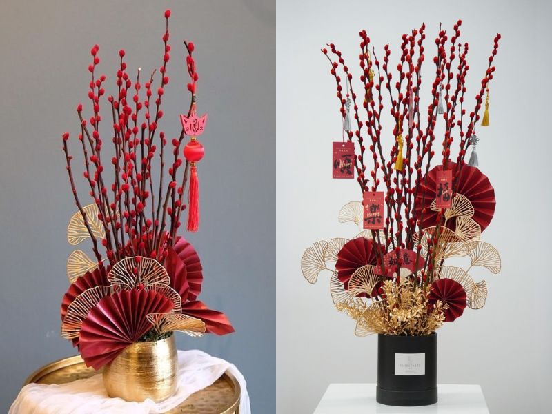 chậu nụ tầm xuân