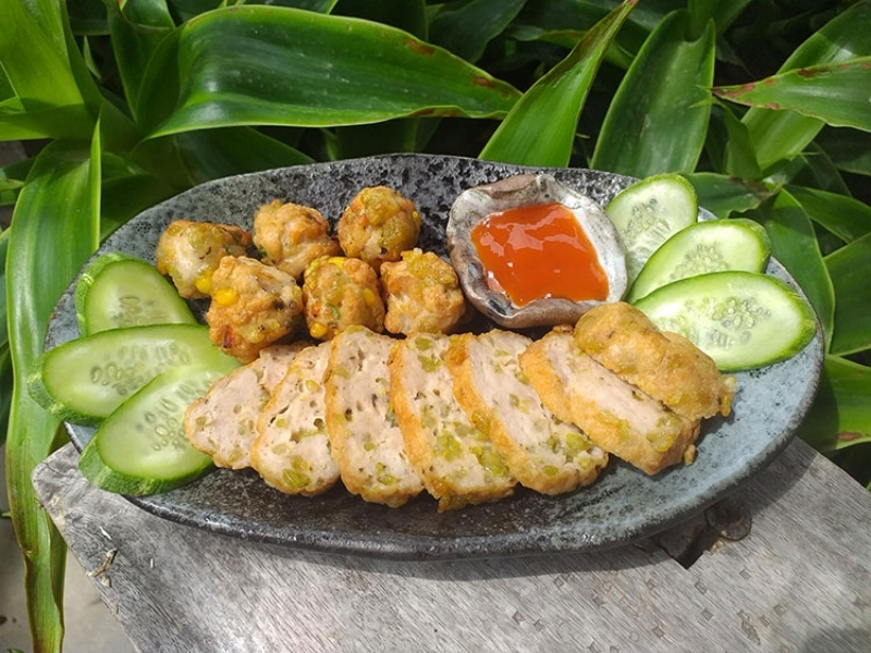 Chả cốm ngày Tết 