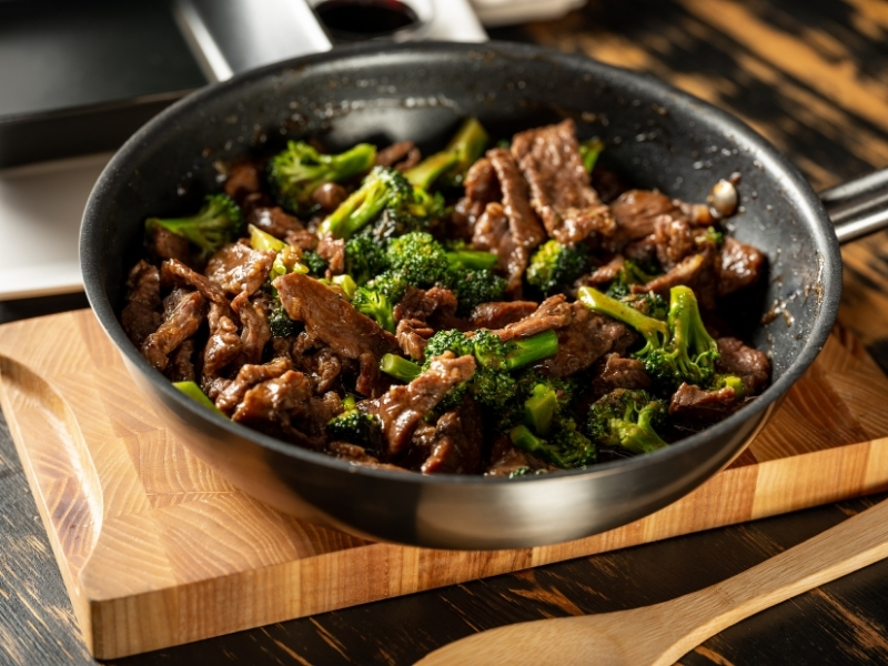 Bò xào bông cải