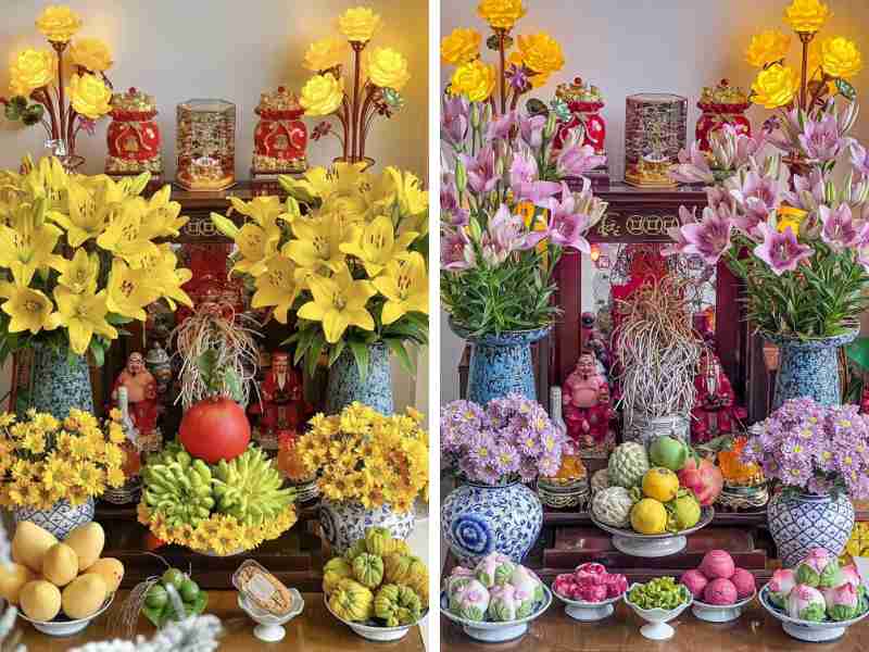 Cách trang trí bàn ông Địa ngày Tết truyền thống
