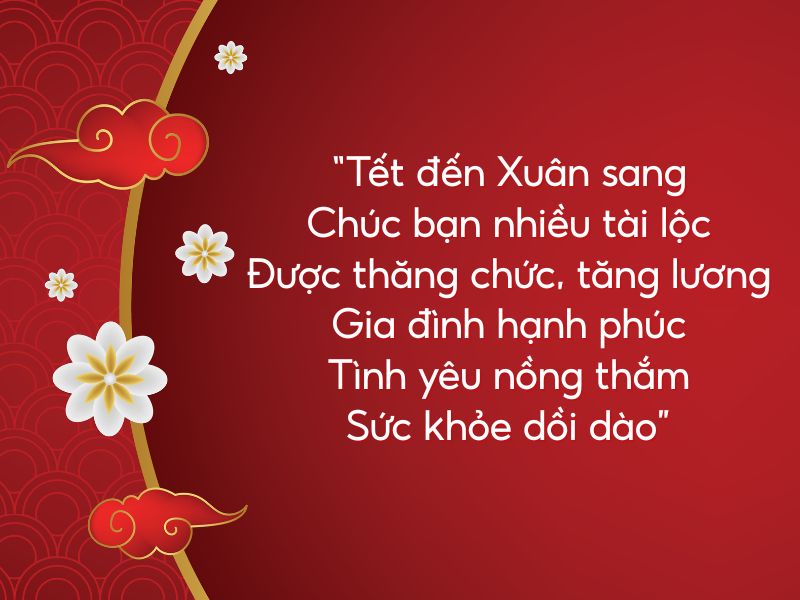 thơ chúc tết bạn bè