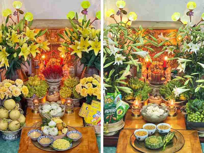 Cách trang trí bàn thờ ông Địa Tết theo mệnh