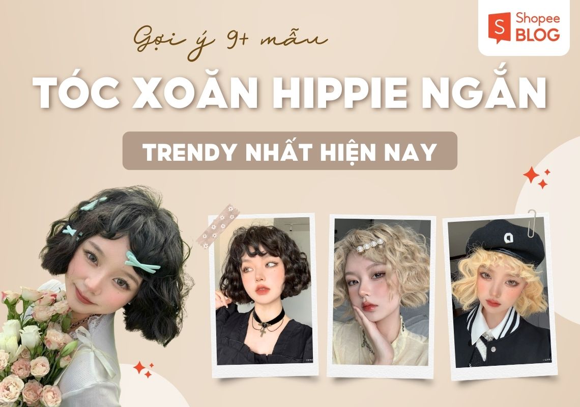 xoăn hippie ngắn