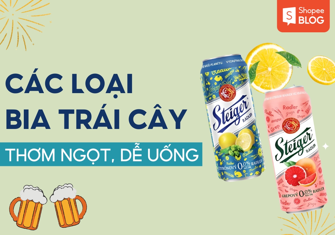 các loại bia trái cây