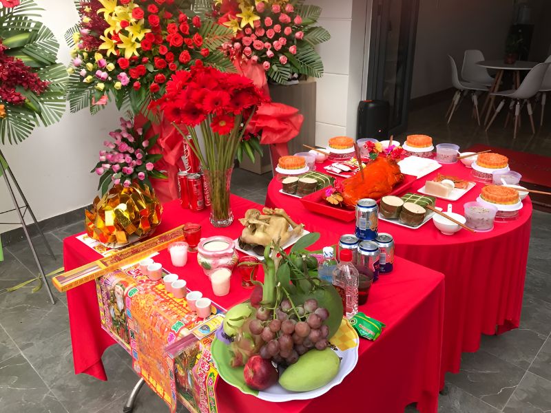 cúng khai trương