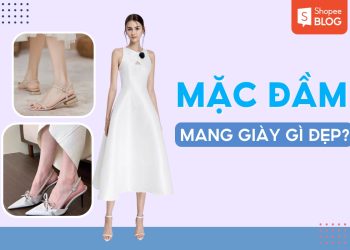 mặc đầm mang giày gì đẹp
