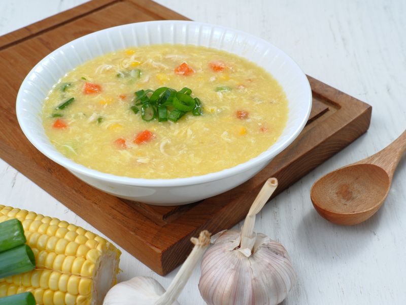 Cách giải rượu bia với súp gà