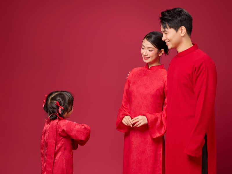 chúc tết bố mẹ