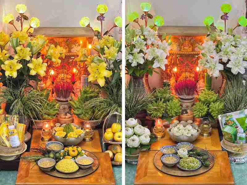 Cách trang trí bàn ông Địa ngày Tết miền Bắc