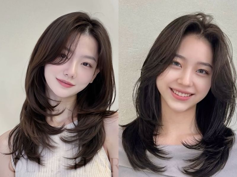 Tóc mái thưa bay kiểu Pháp