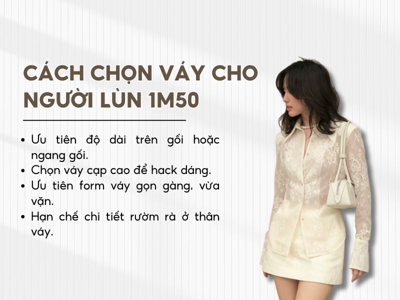 Tips lựa chọn váy cho người lùn giúp hack dáng hiệu quả