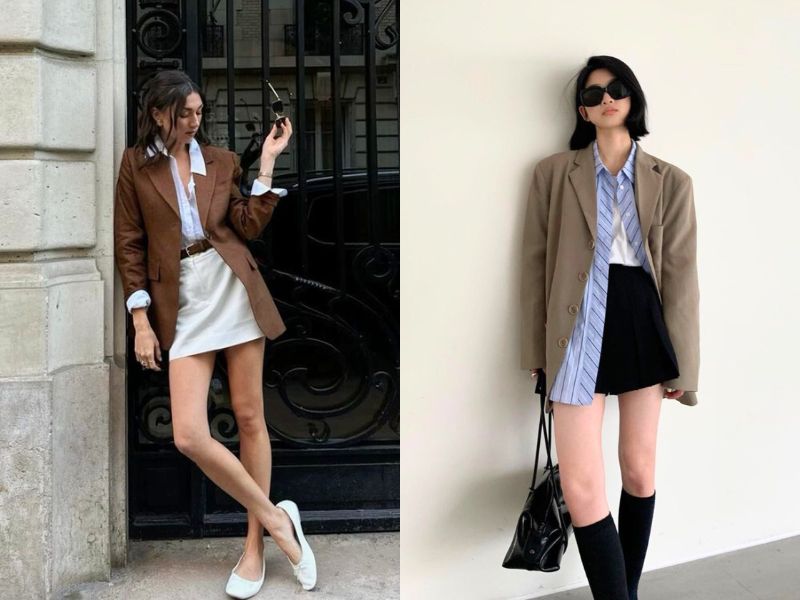 váy Dáng chữ A cho người lùn 1m50