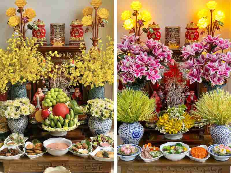 Cách trang trí bàn ông Địa ngày Tết miền Trung
