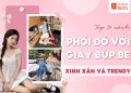 phối đồ với giày búp bê